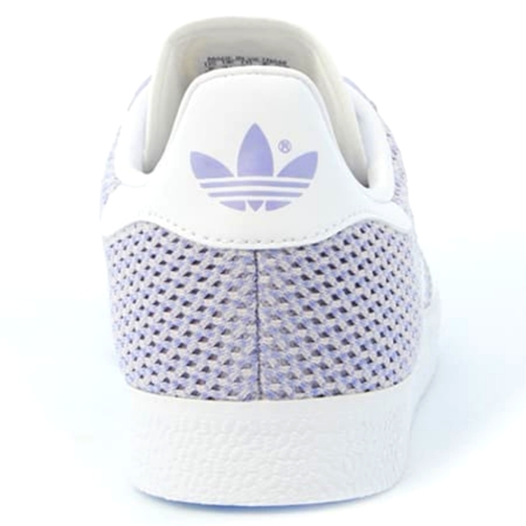 NWOT Adidas Gazelle Trainer Primeknit Mesh & Suede, Lilac Purple, Size 10 - Picture 2 of 13